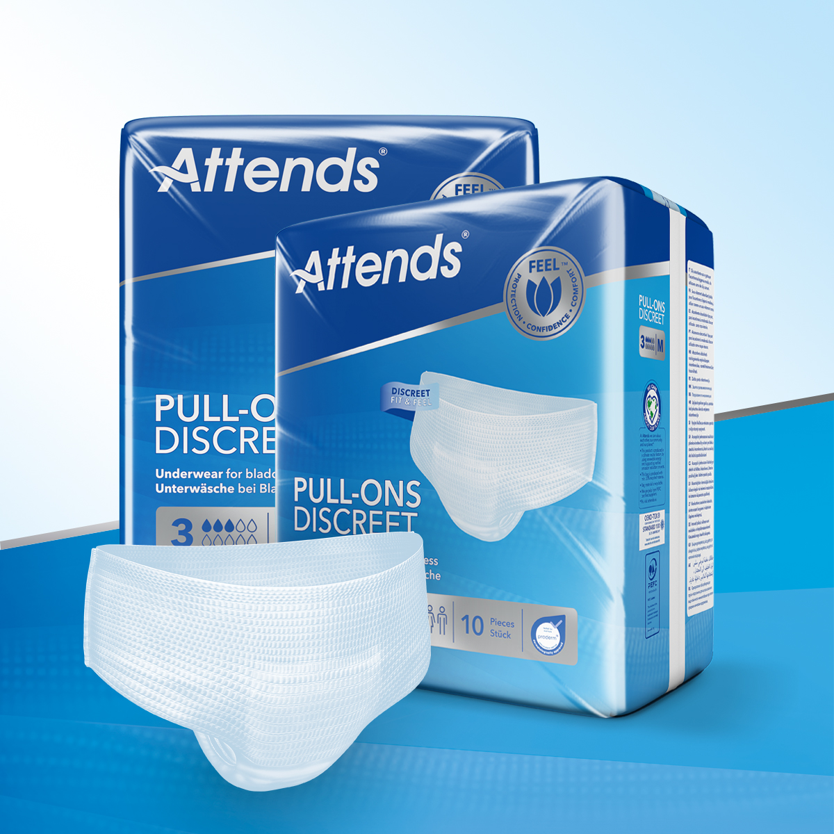 Attends Pull Ons Discreet Underwear samlebilde